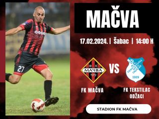 Fudbaleri Mačve u subotu na stadionu FK Mačva igraju petu po redu pripremnu utakmicu protiv FK Tekstilac Odžaci.